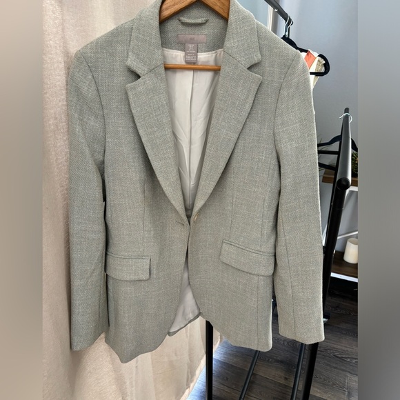 Green double-breasted blazer from H&M - Picture 6 of 7